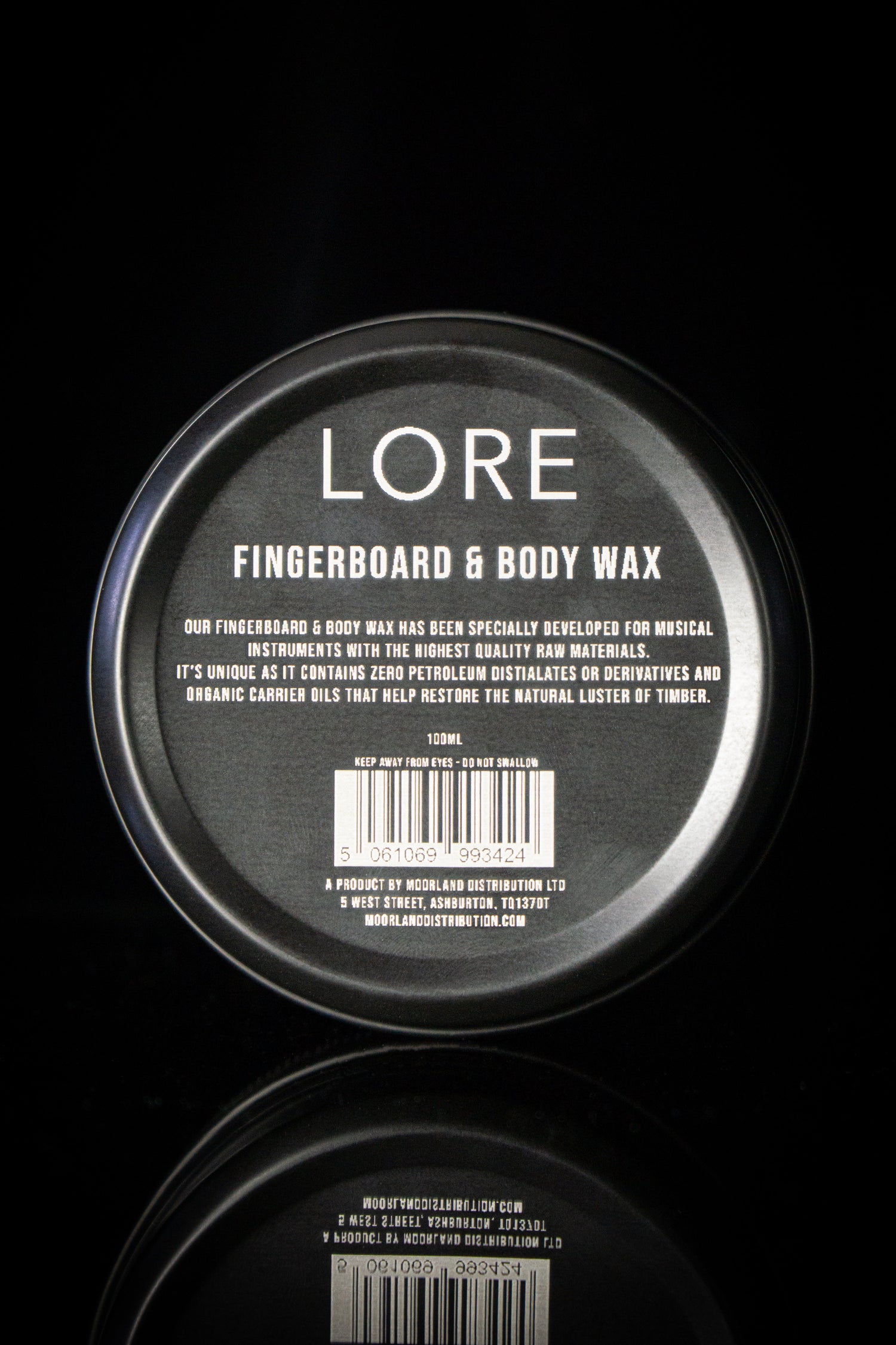 LORE Fingerboard and Body Wax 100ml – long-lasting protection for guitar fingerboards