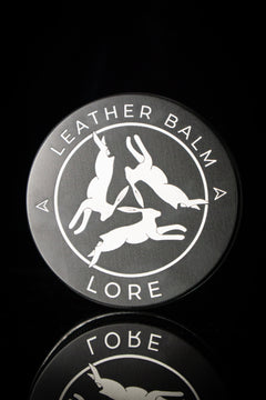 LORE Leather Balm 100ml bottle – premium petroleum-free leather conditioner