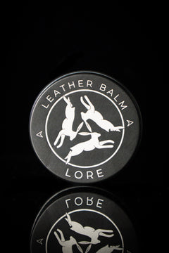 LORE Leather Balm 50ml bottle – natural conditioner for guitar straps and cases