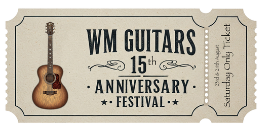 WM Guitars 15th Year Anniversary Festival - Saturday Only Ticket