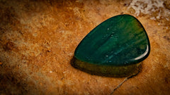 Brazil grass natural stone guitar pick – Moorland Distribution
