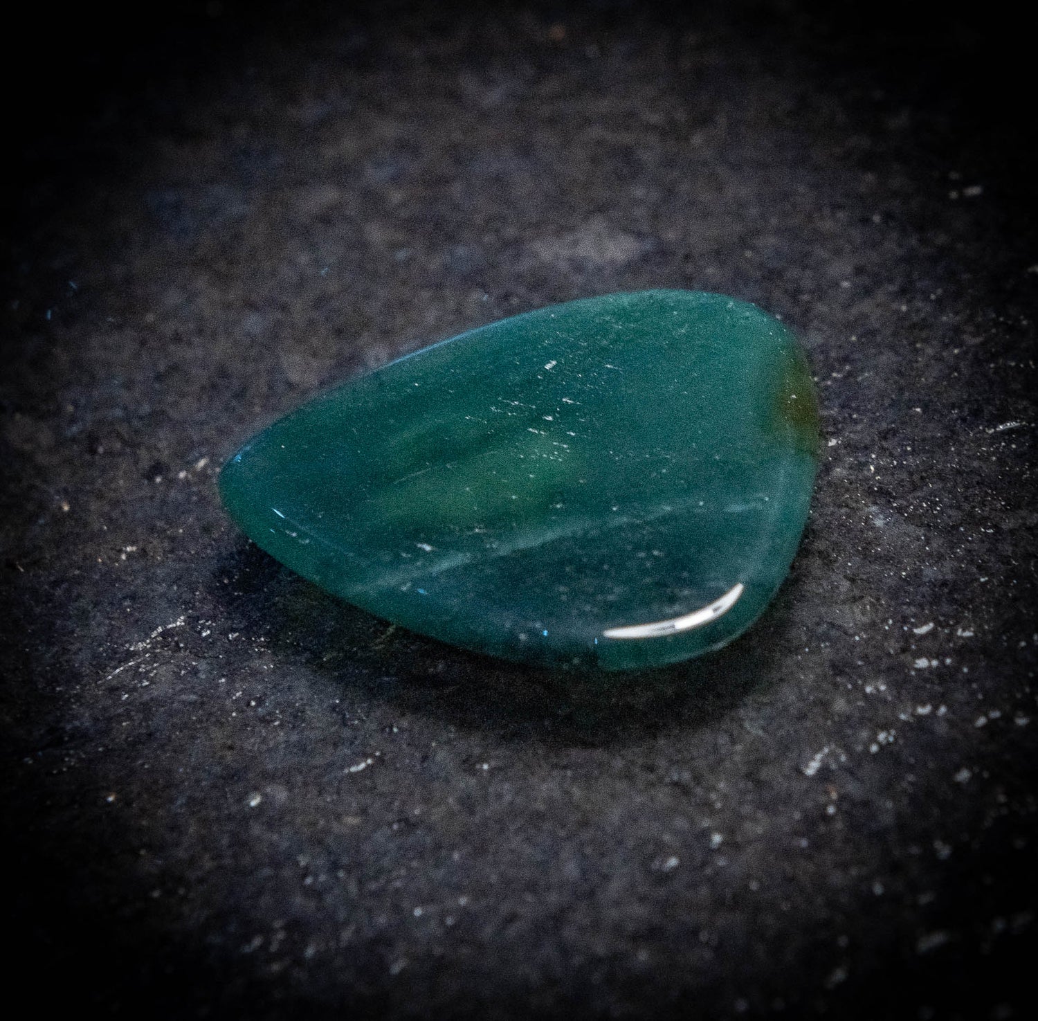 Brazil Grass Natural Stone Guitar Pick